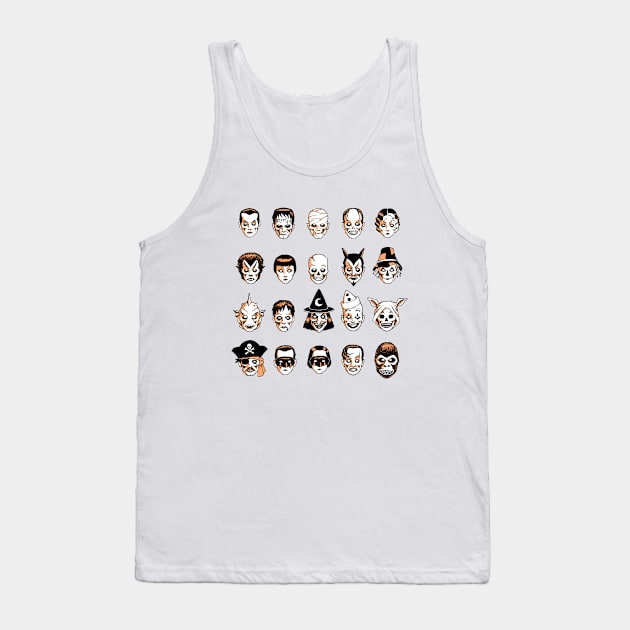 Halloween Friends Tank Top by Haunted Nonsense